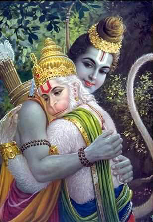 Shri Ram and Shri Hanuman